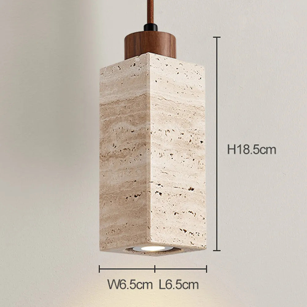 Travertina Duo Pendant Lights