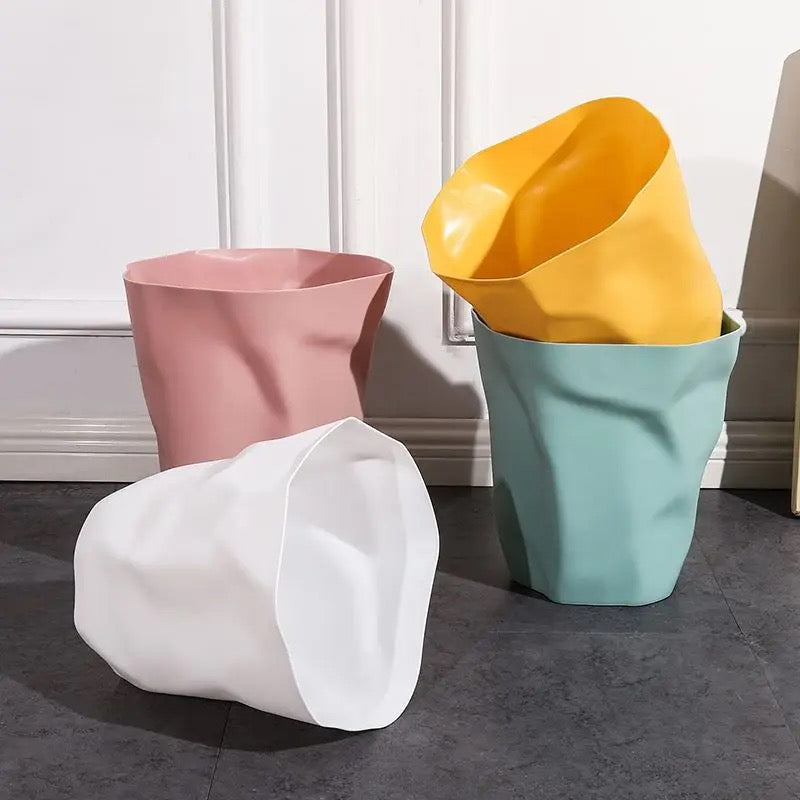 Colorful Ripple Waste Baskets