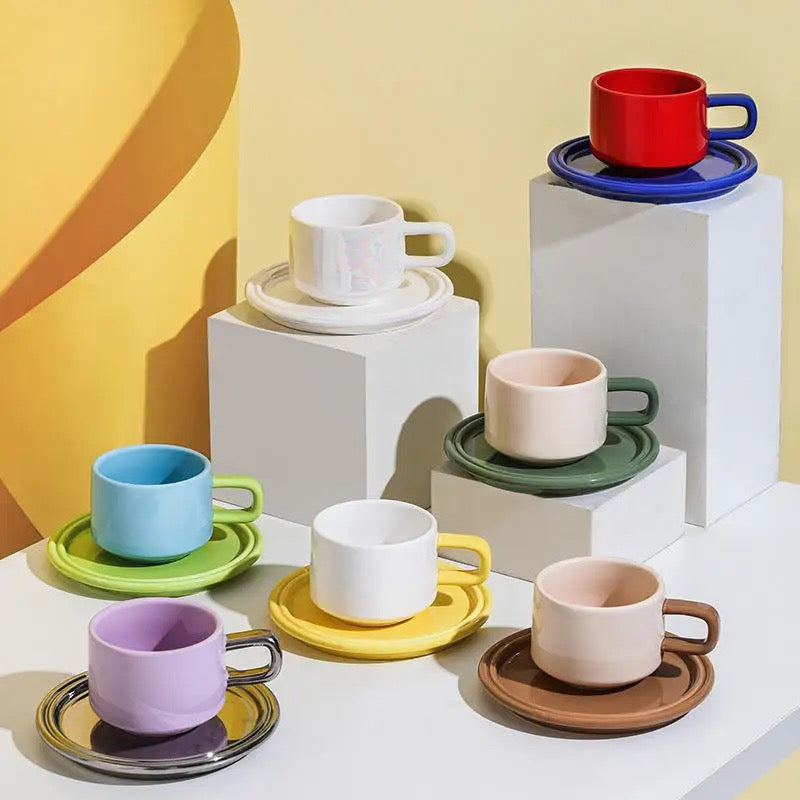 Rainbow Sip Coffee Mug Set Of 3