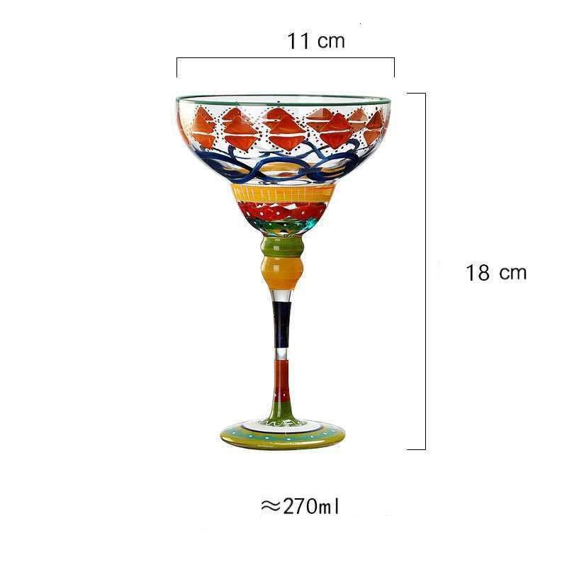 Color Whirl Cocktail Glasses
