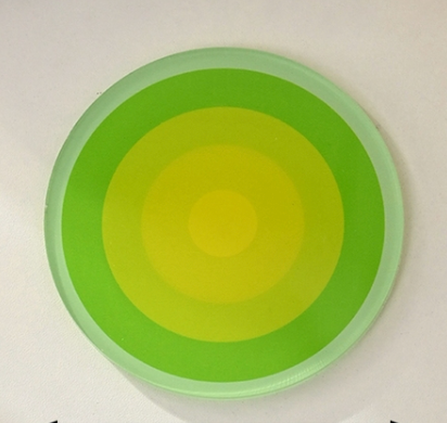 Circular Illusion Acrylic Coasters