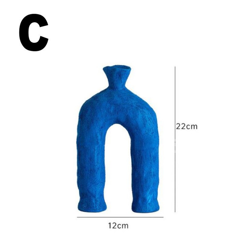 Strawman Shaped Ceramic Vases