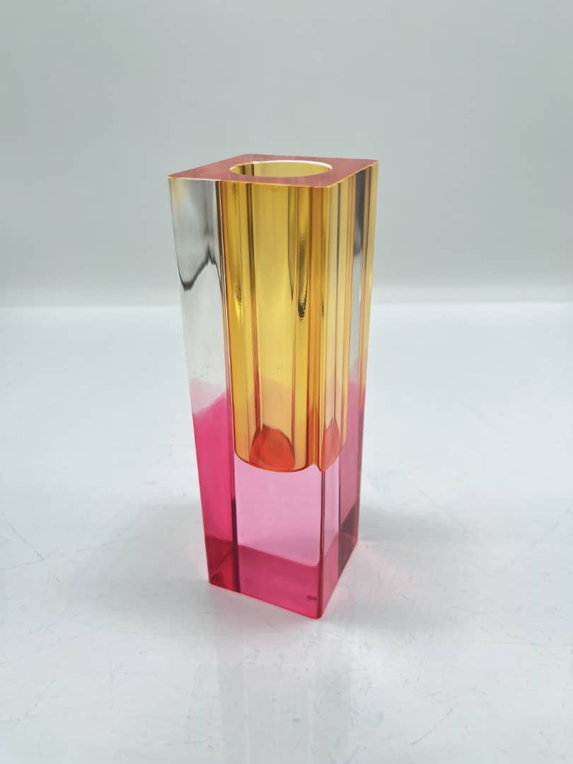 Rainbow Acrylic Candle Holders