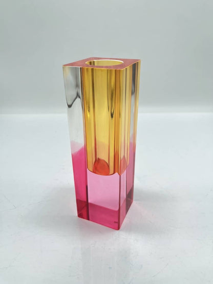 Rainbow Acrylic Candle Holders