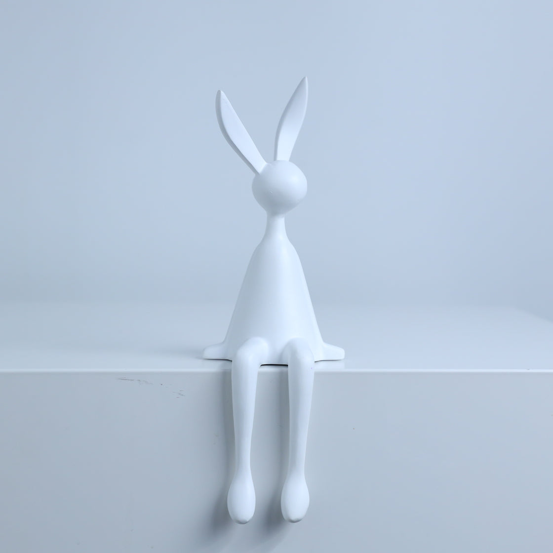 Elegantly Sitting Rabbit Duo