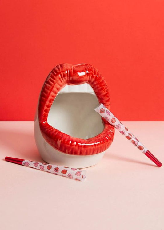 Sexy Lips Ceramic Ashtrays
