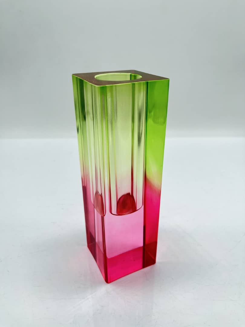 Rainbow Acrylic Candle Holders