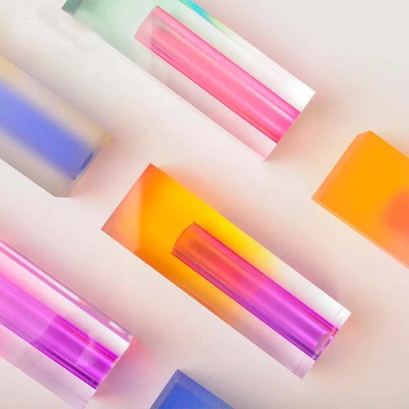 Rainbow Acrylic Candle Holders