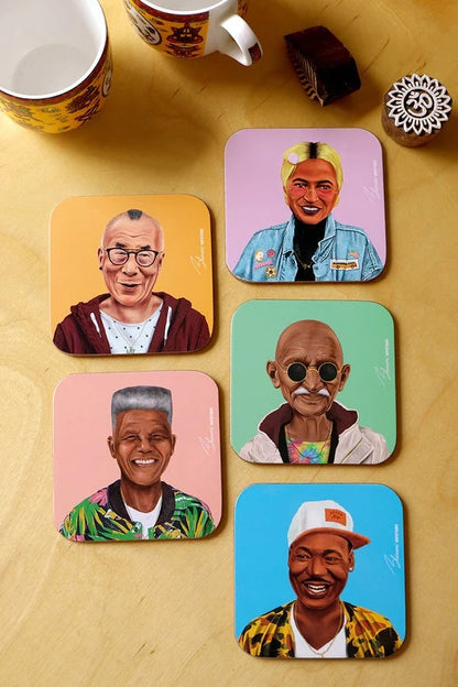 Famous Faces Cup Coasters