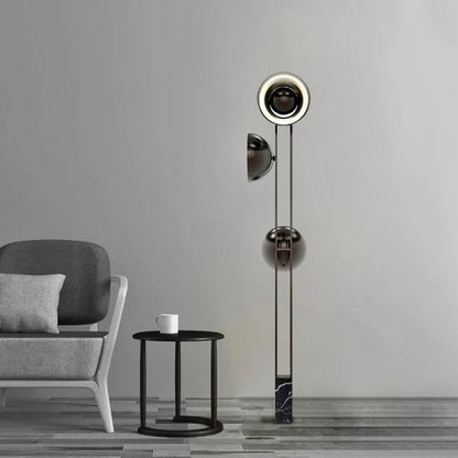Minimalist Halo Glow Floor Lamp