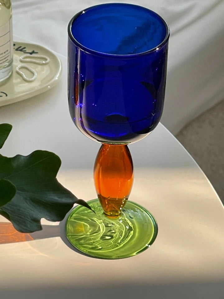 Triple Tone Wine Glasses