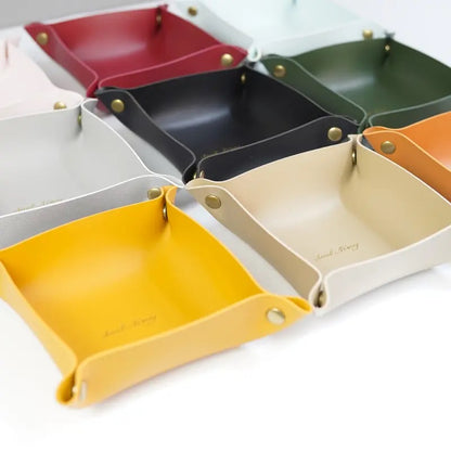 Leather Accessories Tray