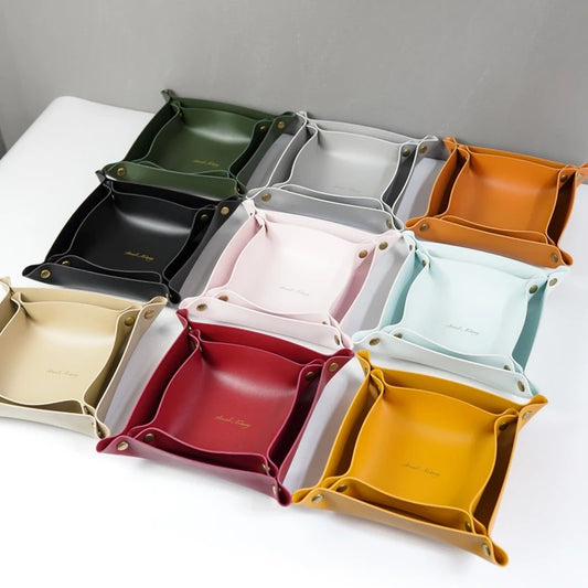 Leather Accessories Tray