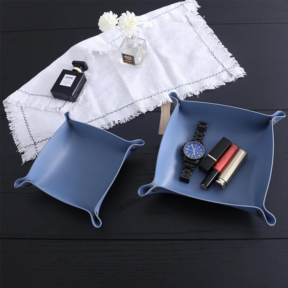 Leather Accessories Tray