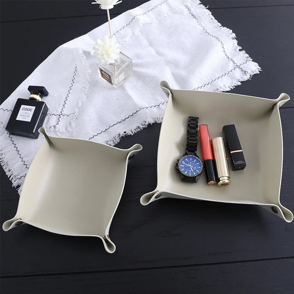 Leather Accessories Tray