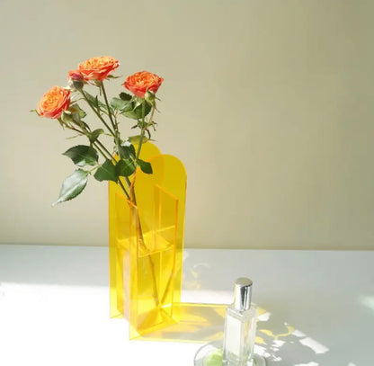 Fluorescent Acrylic Vases