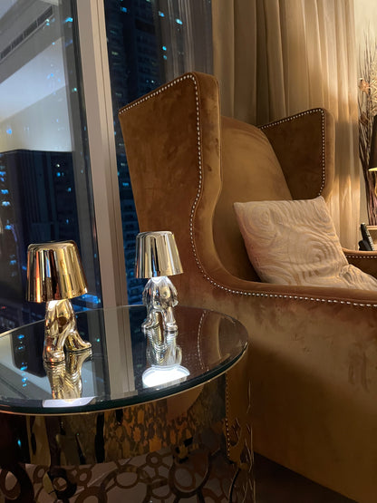 Thinker Man Table Lamps