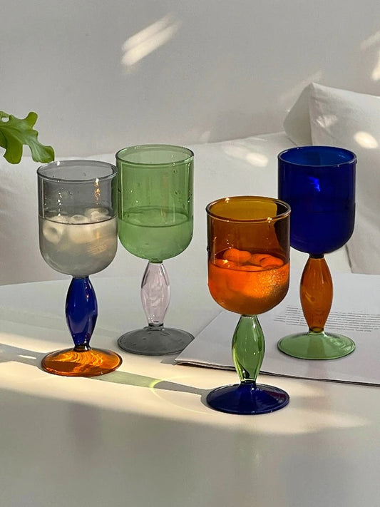 Triple Tone Wine Glasses