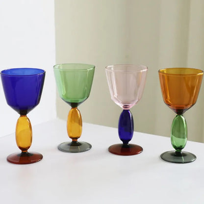 Triple Tone Wine Glasses