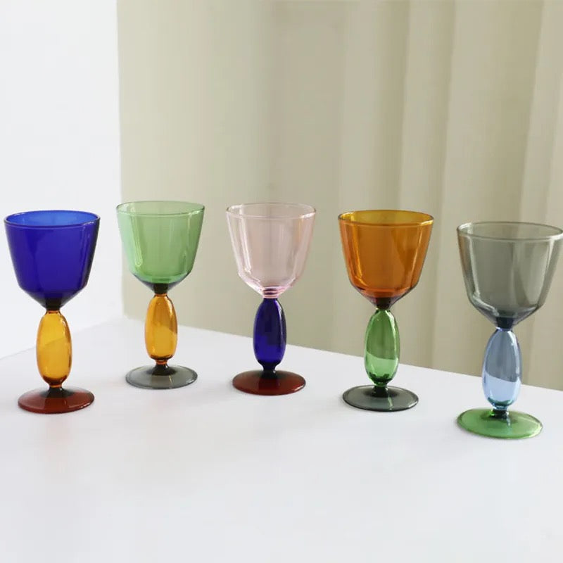 Triple Tone Wine Glasses