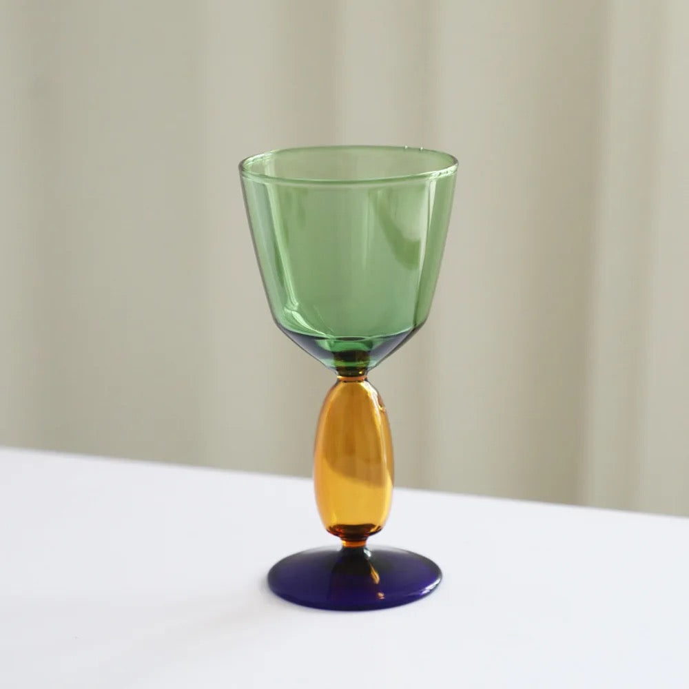 Triple Tone Wine Glasses