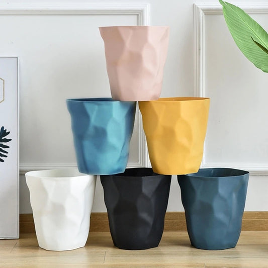 Colorful Ripple Waste Baskets