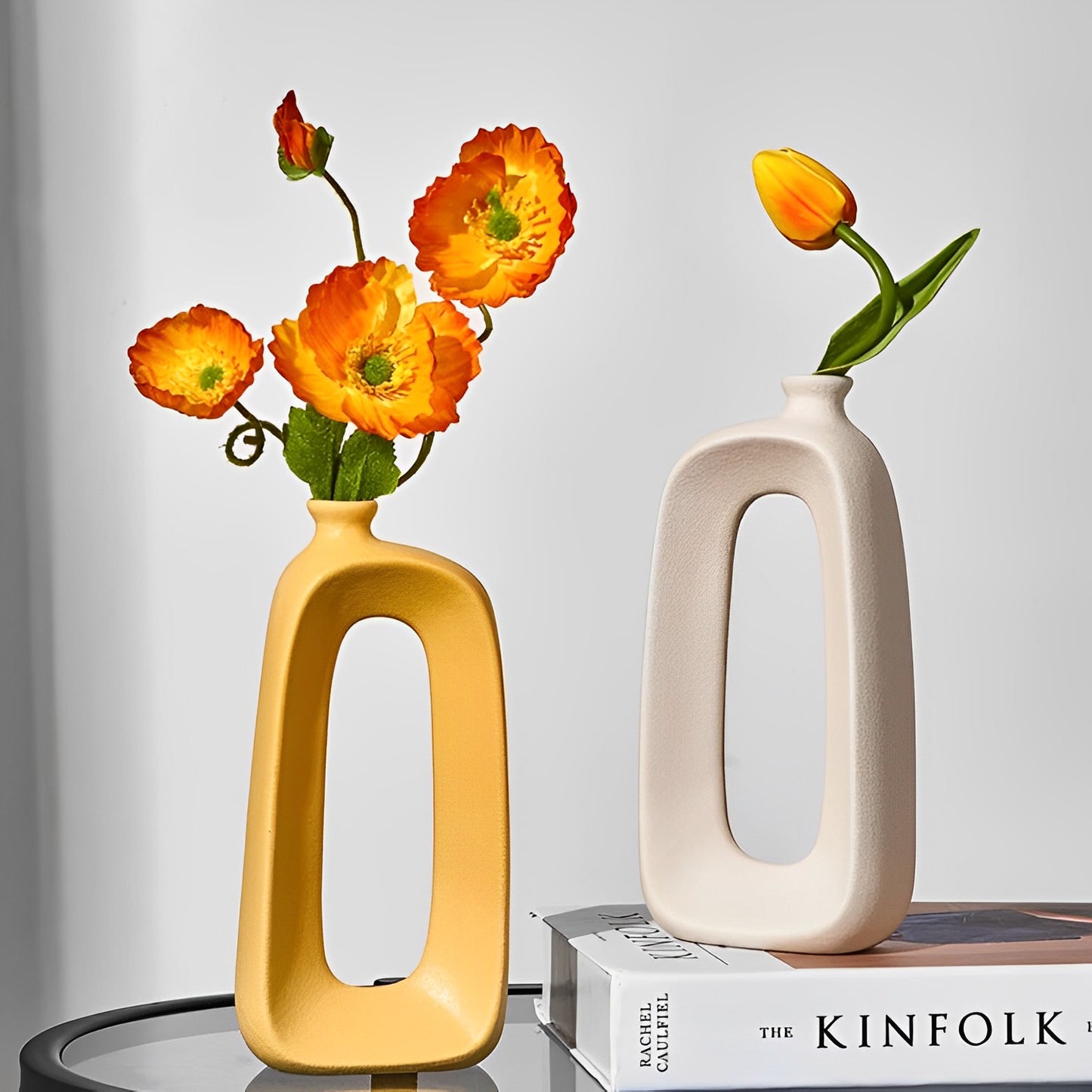 Colorful Swiss-Cheese Vases