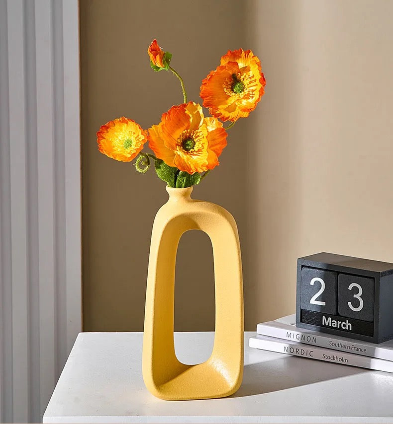 Colorful Swiss-Cheese Vases