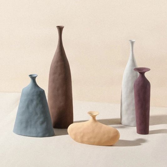 Sleek and Slender Tube Vases