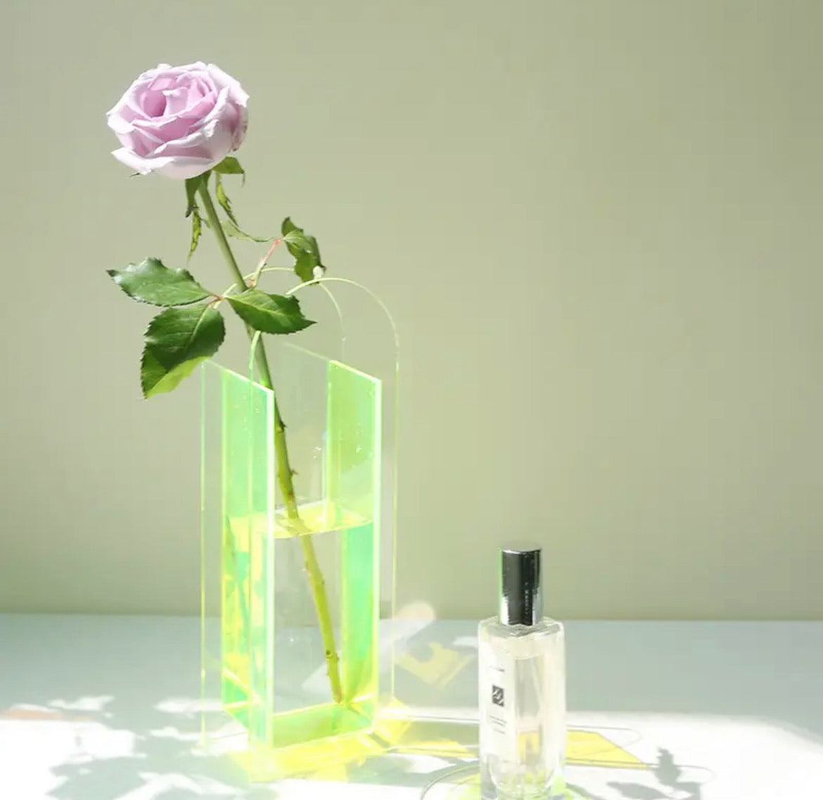 Fluorescent Acrylic Vases