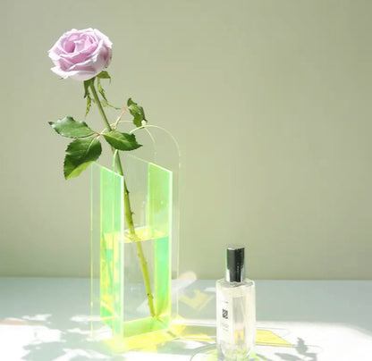 Fluorescent Acrylic Vases