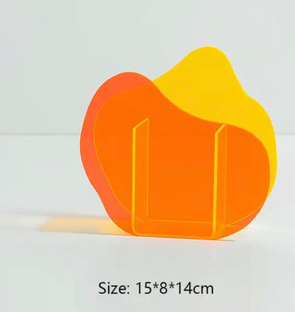 Prism Shaped Acrylic Vases