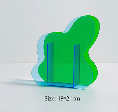 Prism Shaped Acrylic Vases