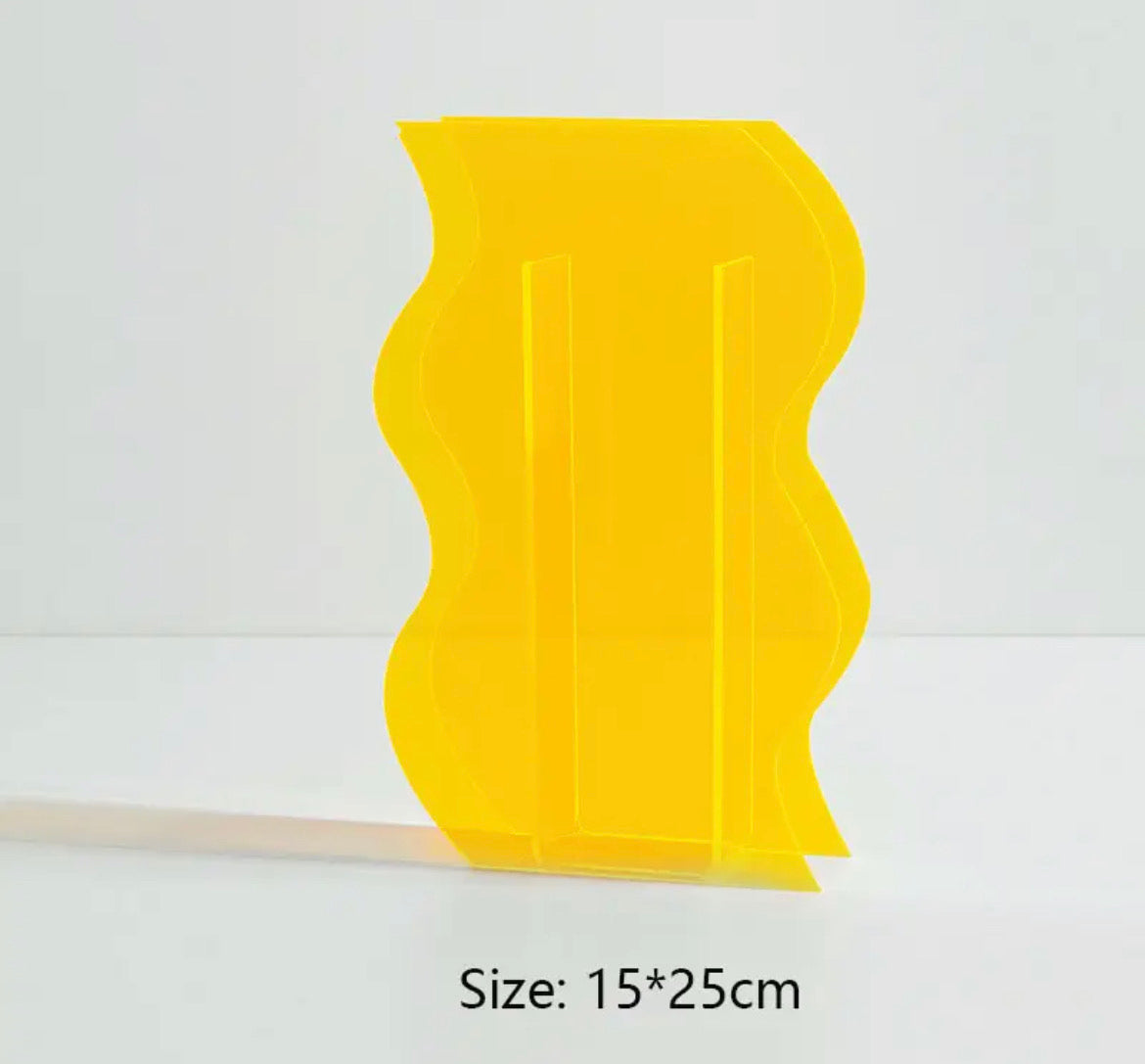 Prism Shaped Acrylic Vases