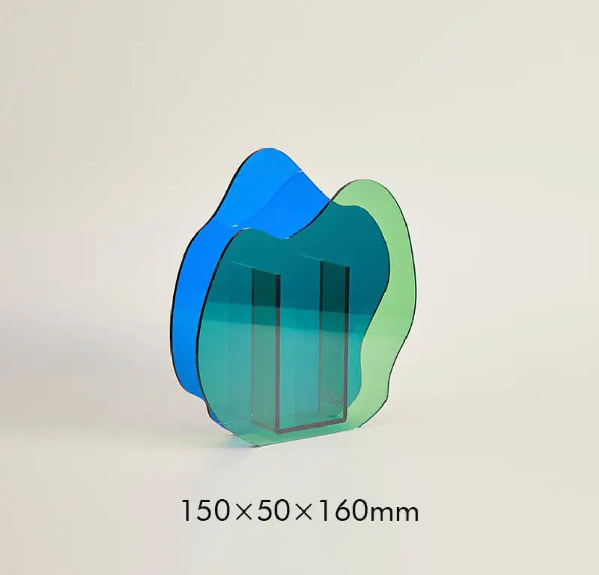 Prism Shaped Acrylic Vases