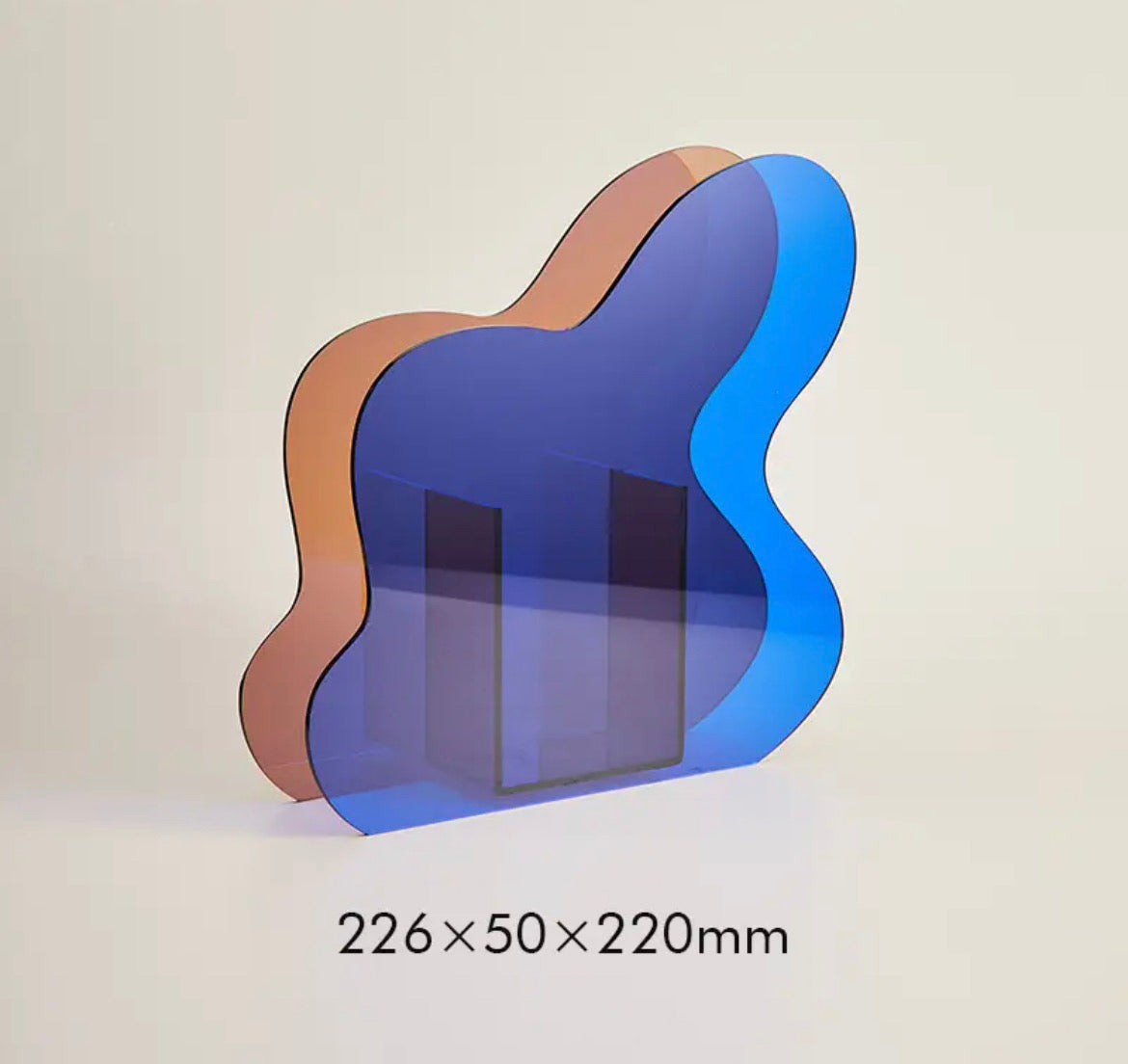 Prism Shaped Acrylic Vases
