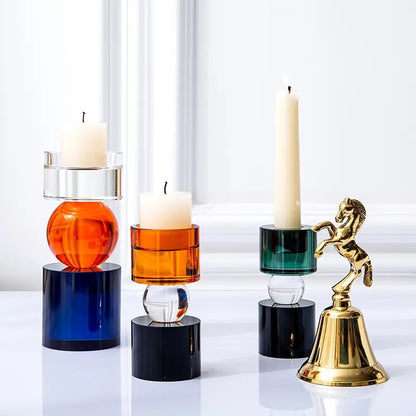 Color Vista Prism Candle Holders
