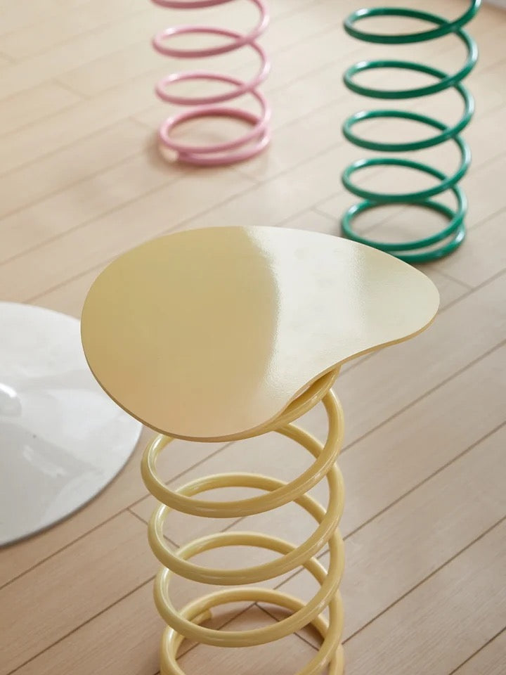 Color Splash Metallic Spring Side Table