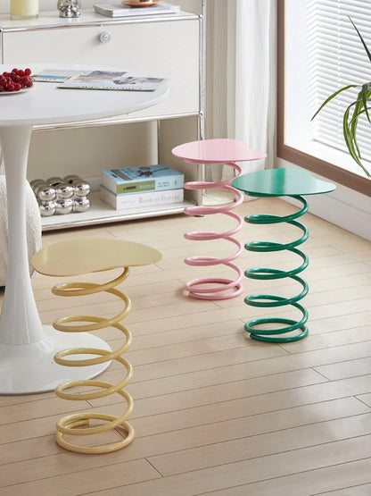 Color Splash Metallic Spring Side Table
