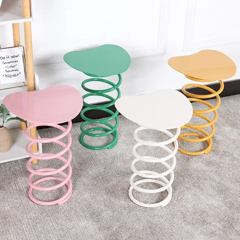 Color Splash Metallic Spring Side Table