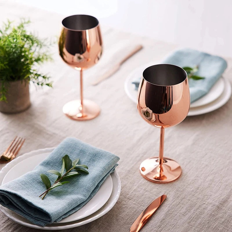 Chrome Luxe Wine Cup