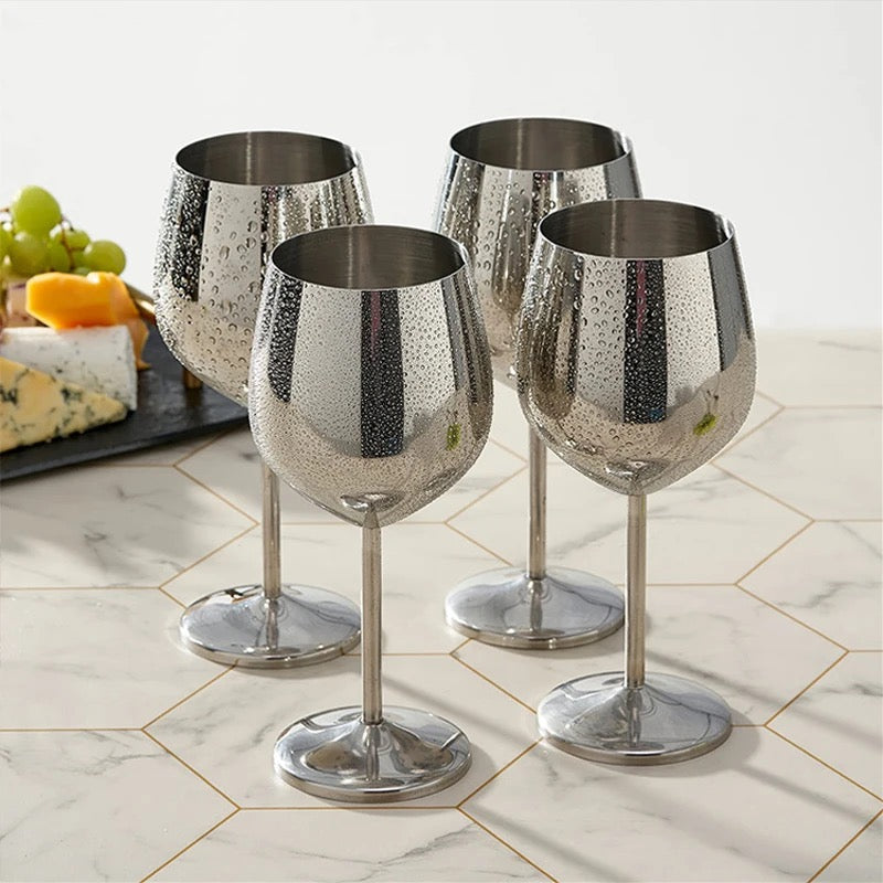 Chrome Luxe Wine Cup
