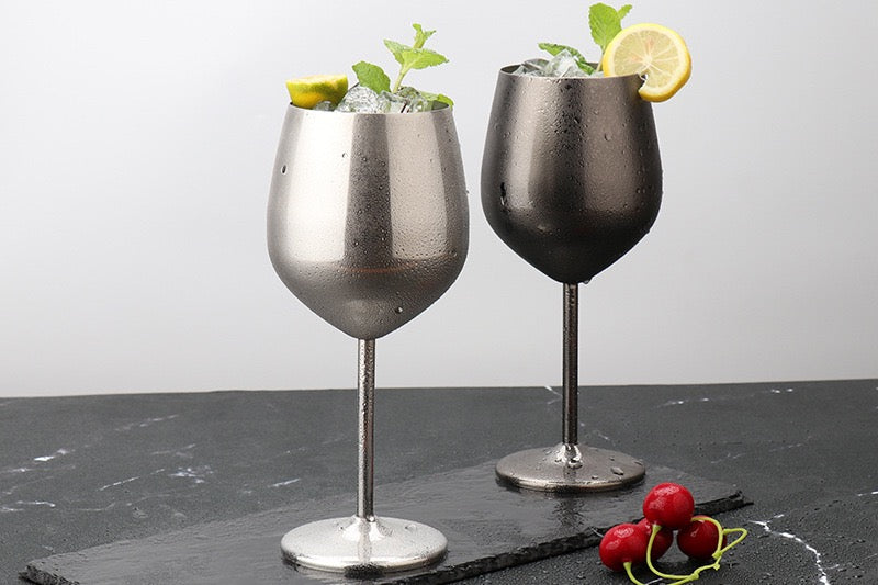 Chrome Luxe Wine Cup