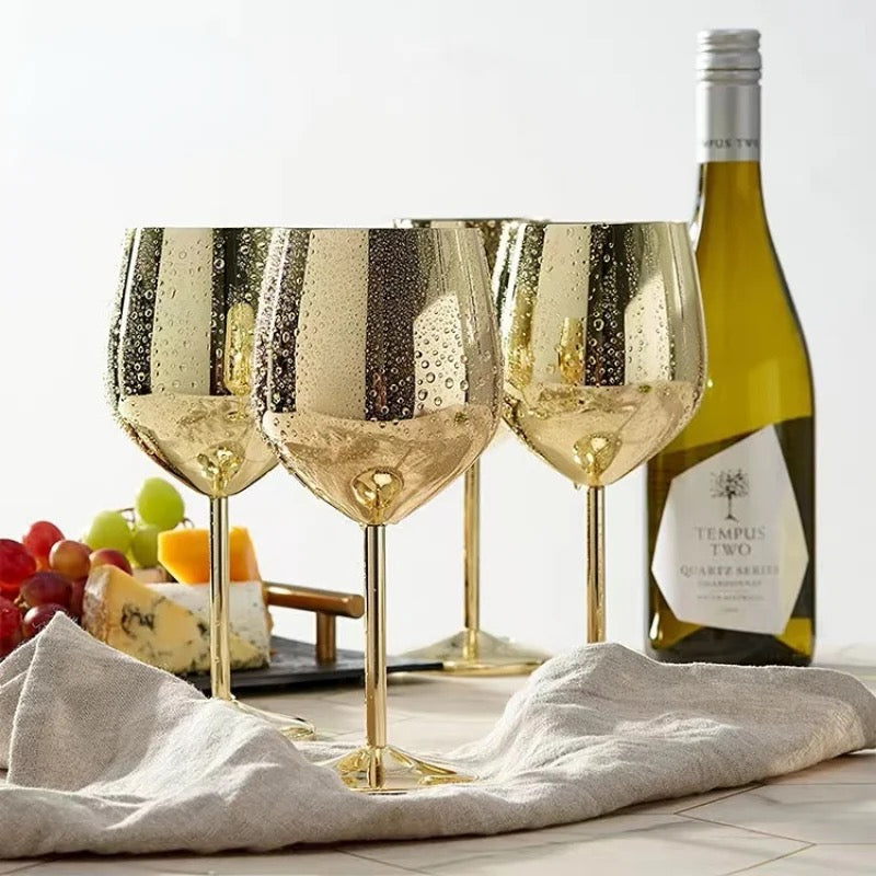 Chrome Luxe Wine Cup