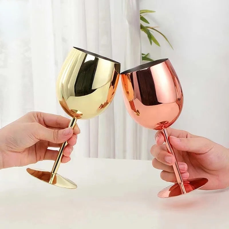 Chrome Luxe Wine Cup