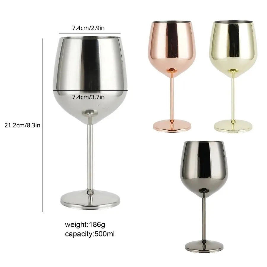 Chrome Luxe Wine Cup