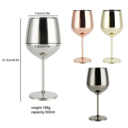 Chrome Luxe Wine Cup