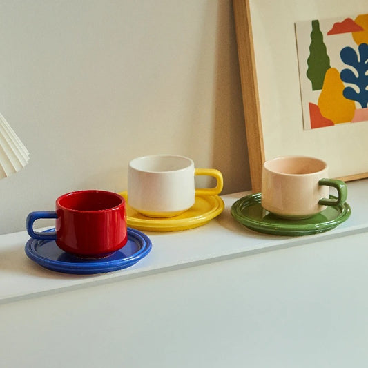 Rainbow Sip Coffee Mug Set Of 3