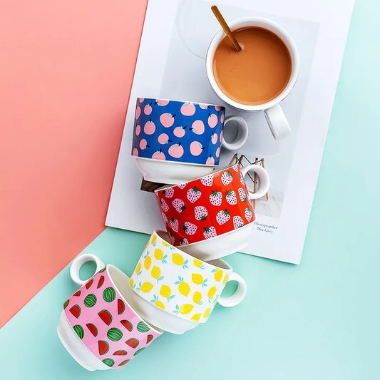 Fruit Fiesta Coffee Mug Set Of 4