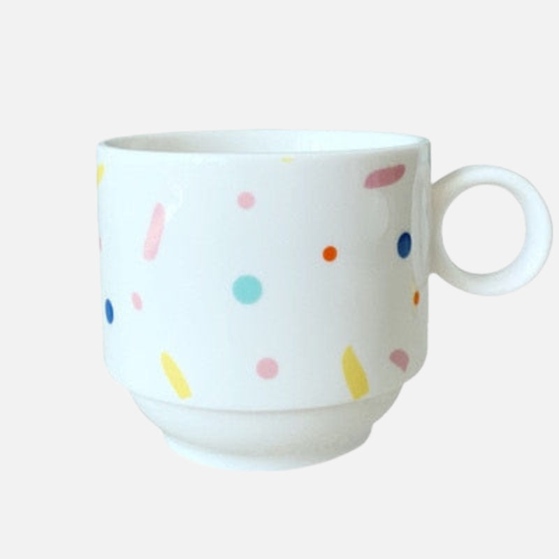 Abstract Fusion Mug Set of 4
